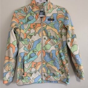Columbia Kids Colorful Patterned Fleece Jacket